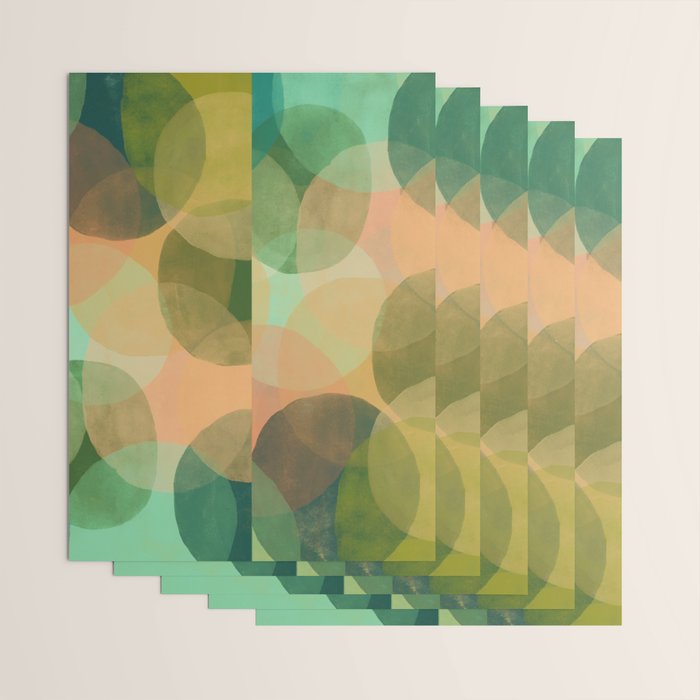 Modern Abstract Art Print - Organic Abstract #10 Wrapping Paper Gallery Image 3