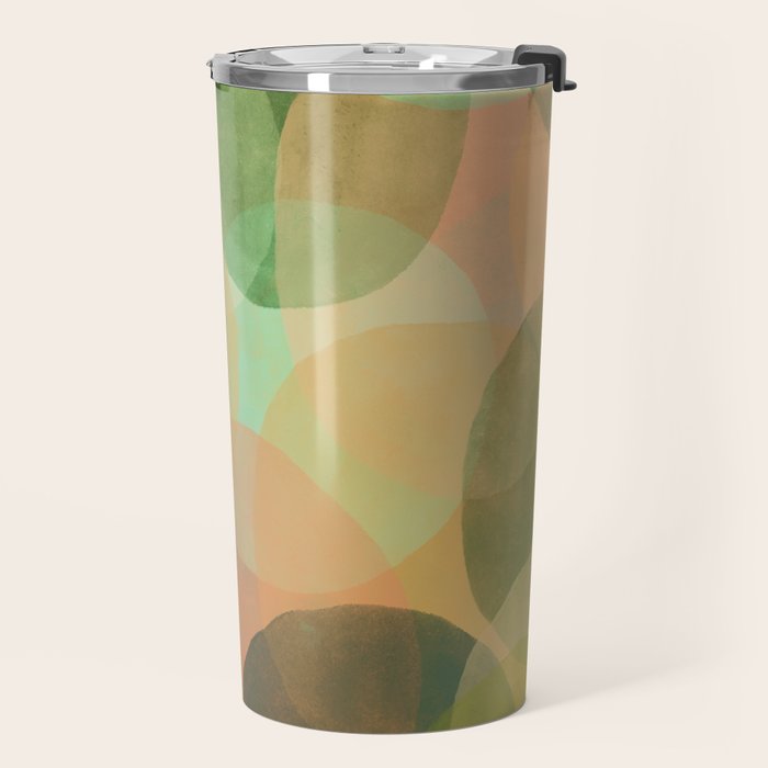 Modern Abstract Art Print - Organic Abstract #10 Travel Mug Gallery Image 2