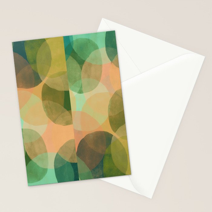 Modern Abstract Art Print - Organic Abstract #10 Stationery Card Gallery Image 2