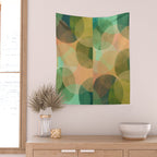 Modern Abstract Art Print - Organic Abstract #10 Wall Tapestry Gallery Image 2