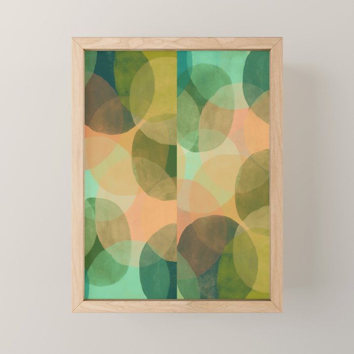 Modern Abstract Art Print - Organic Abstract #10 Mini Art Print Gallery Image 1