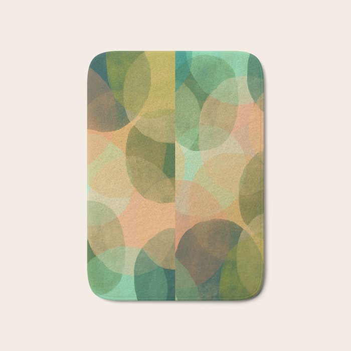 Modern Abstract Art Print - Organic Abstract #10 Bath Mat Gallery Image 1