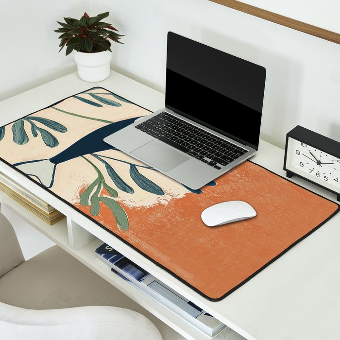 Two Swimming Fish Desk Mat Gallery Image 2