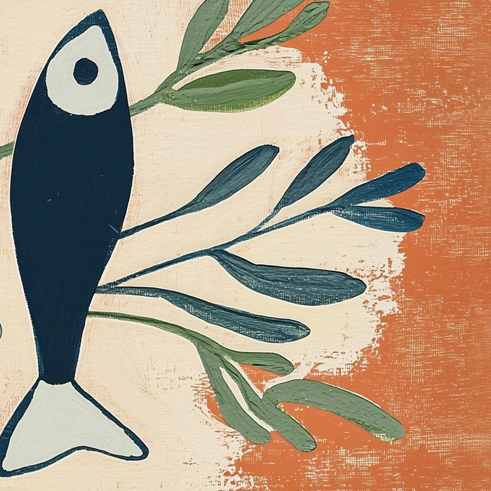 Two Swimming Fish Coffee Mug Gallery Image 2