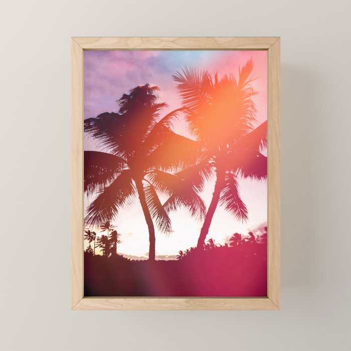 Aloha palms Mini Art Print Gallery Image 1