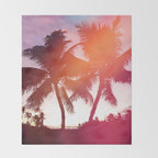 Aloha palms Throw Blanket Gallery Image 2