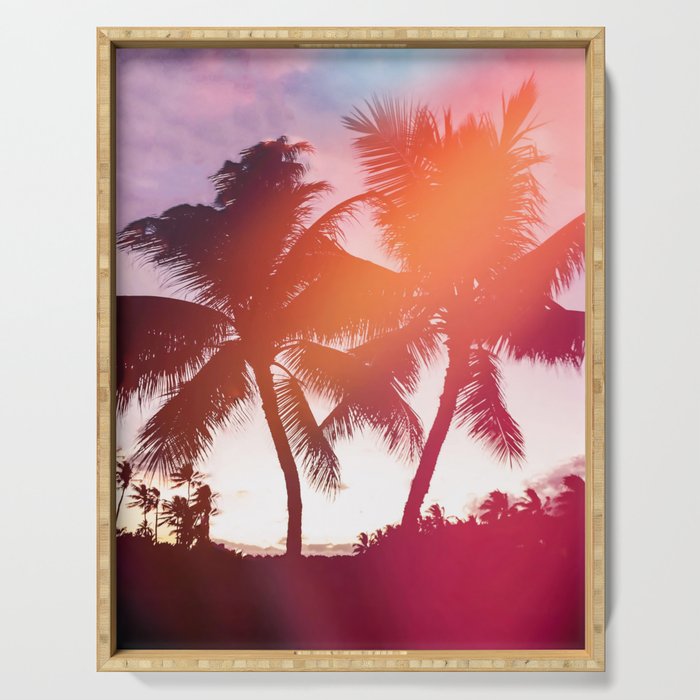 Aloha palms Serving Tray Gallery Image 1