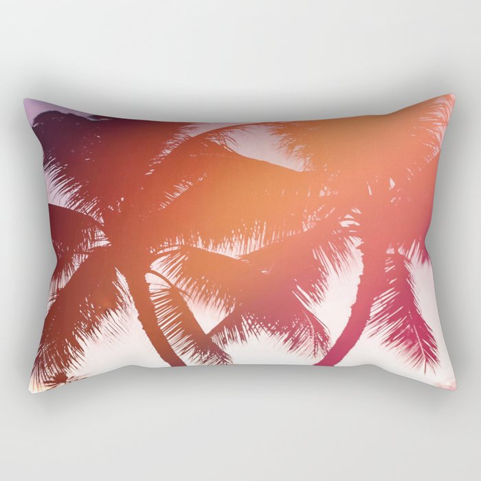 Aloha palms Rectangular Pillow Gallery Image 1
