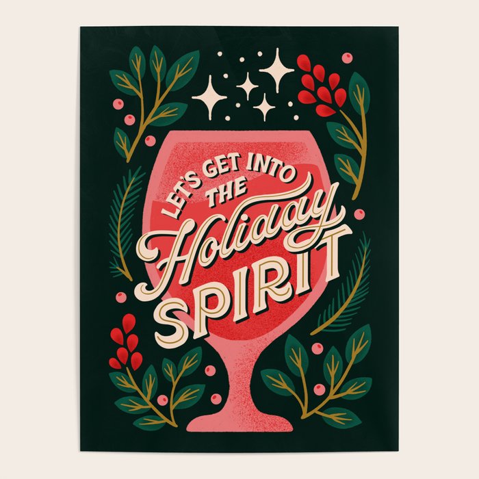 Let's Get into the Holiday Spirit Cocktail Poster Gallery Image 4