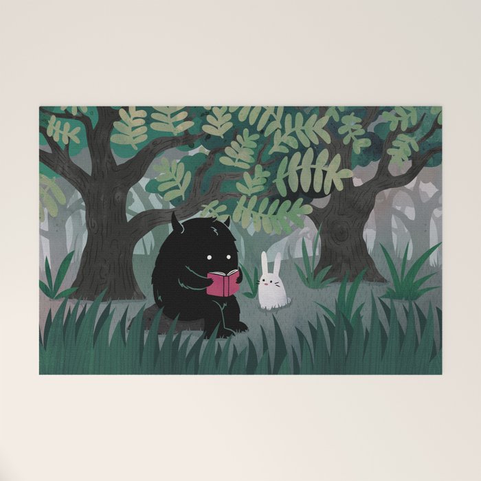 Another Quiet Spot (in Green) Welcome Mat Gallery Image 1