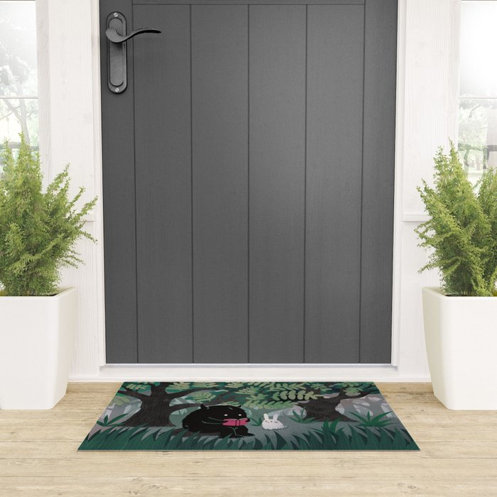 Another Quiet Spot (in Green) Welcome Mat Gallery Image 3
