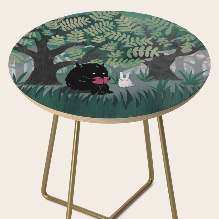 Another Quiet Spot (in Green) Side Table Gallery Image 2