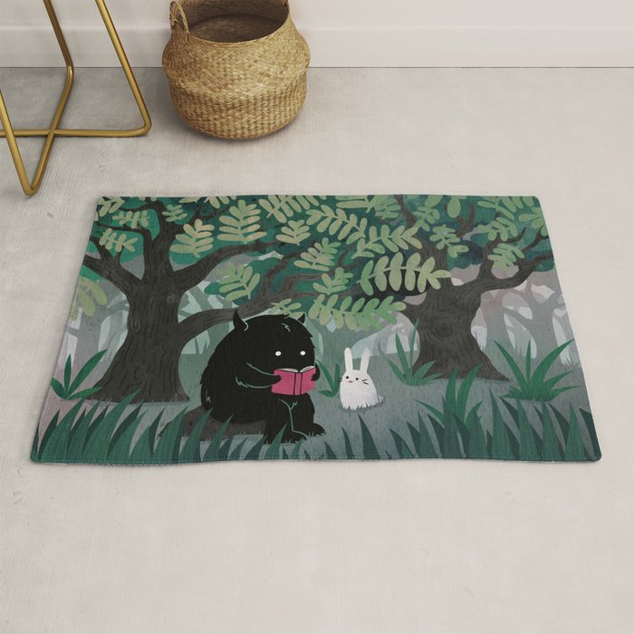 Another Quiet Spot (in Green) Rug Gallery Image 1