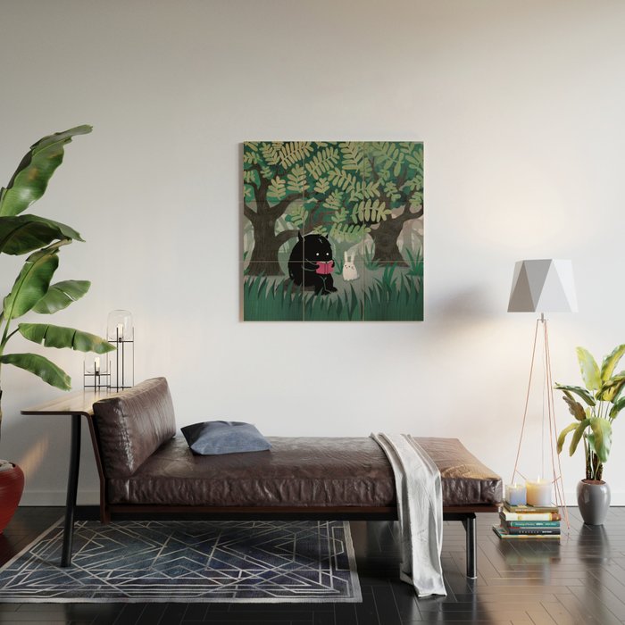 Another Quiet Spot (in Green) Wood Wall Art Gallery Image 2