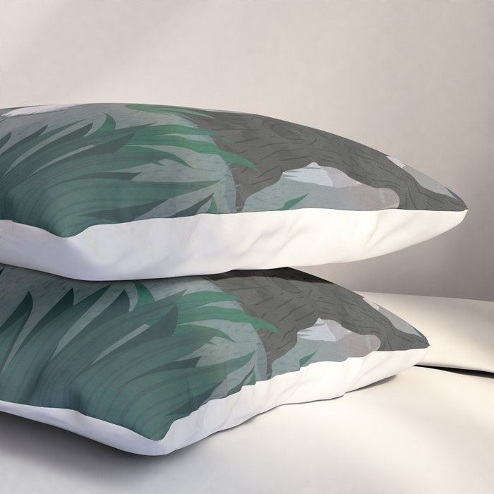 Another Quiet Spot (in Green) Pillow Sham Gallery Image 3