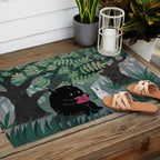 Another Quiet Spot (in Green) Outdoor Rug Gallery Image 2