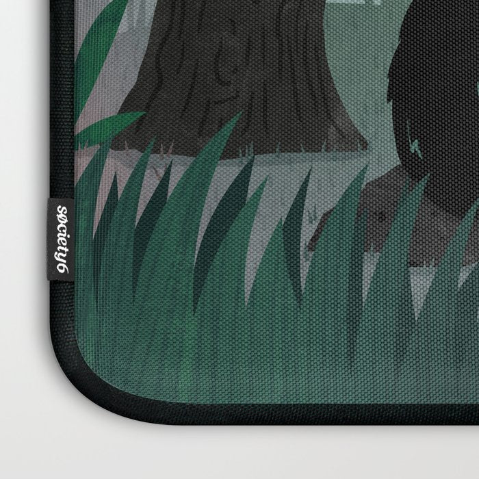 Another Quiet Spot (in Green) Laptop Sleeve Gallery Image 3