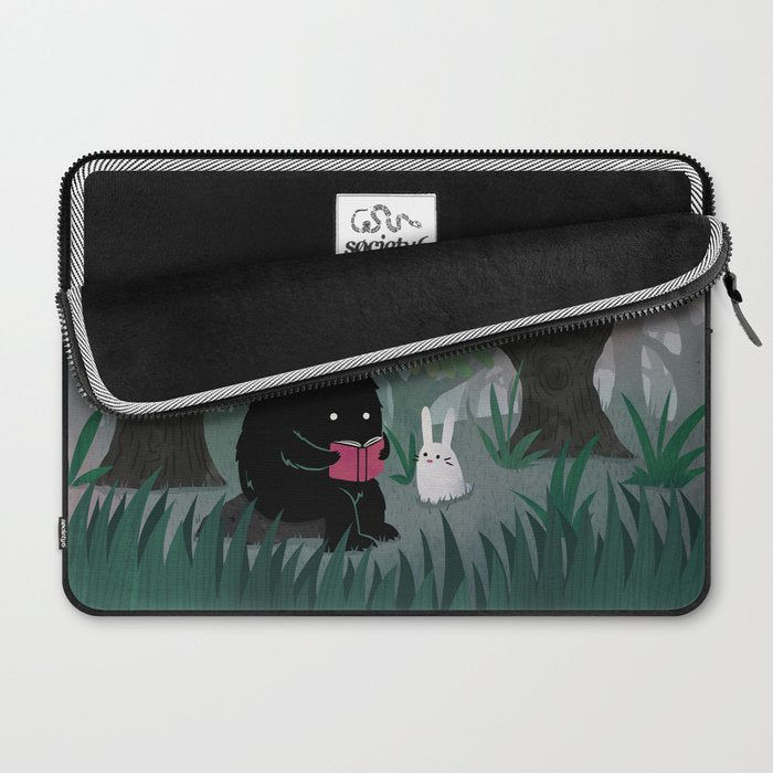 Another Quiet Spot (in Green) Laptop Sleeve Gallery Image 2