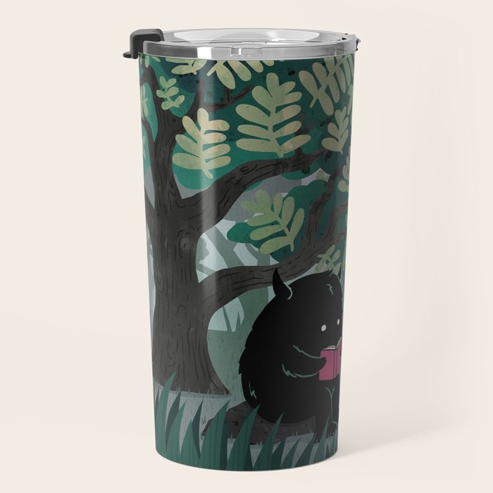 Another Quiet Spot (in Green) Travel Mug Gallery Image 3
