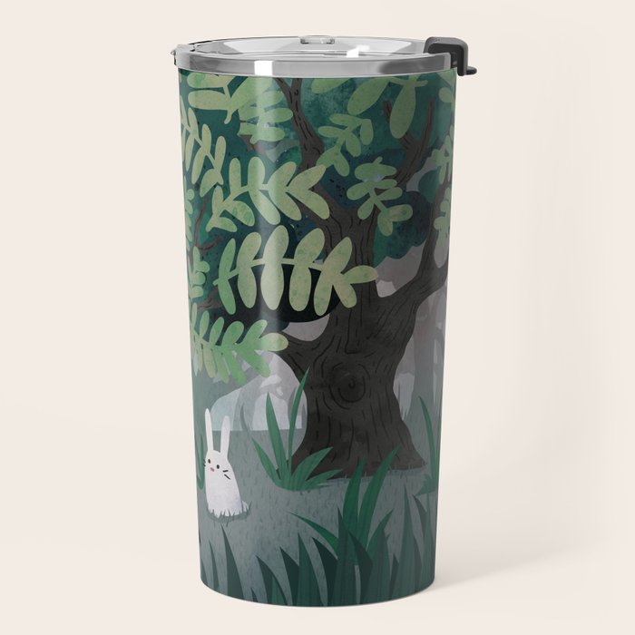 Another Quiet Spot (in Green) Travel Mug Gallery Image 2