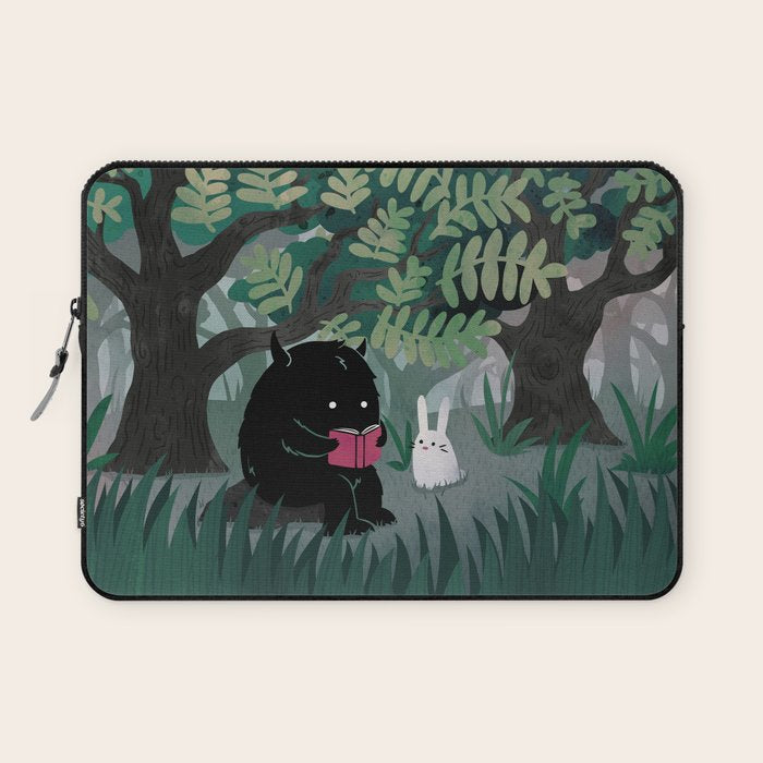 Another Quiet Spot (in Green) Laptop Sleeve Gallery Image 1