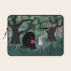 Another Quiet Spot (in Green) Laptop Sleeve Gallery Image 1