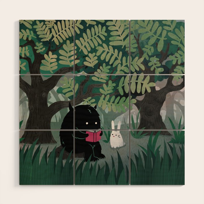 Another Quiet Spot (in Green) Wood Wall Art Gallery Image 1