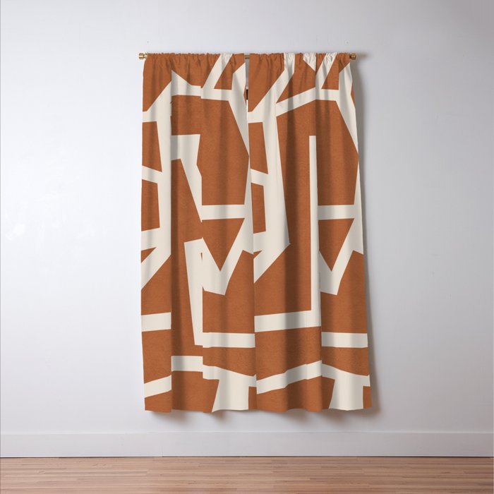 Fragmented Paths 7 Window Curtain Gallery Image 3