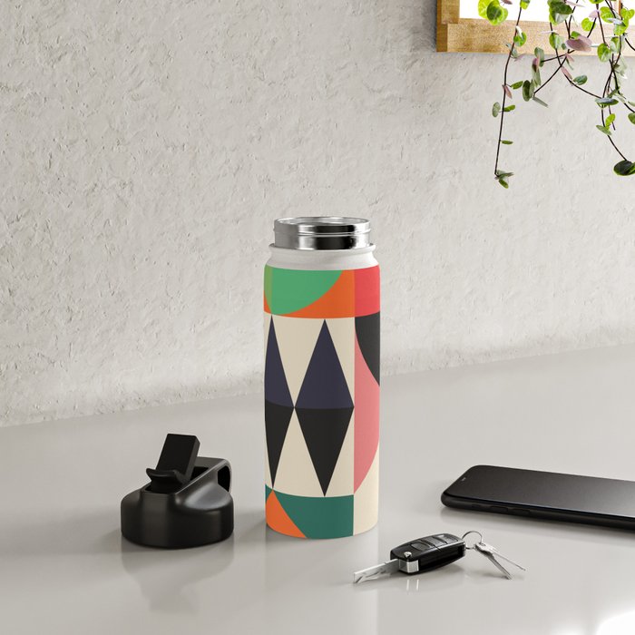 Geometric Shapes 219 Water Bottle Gallery Image 4