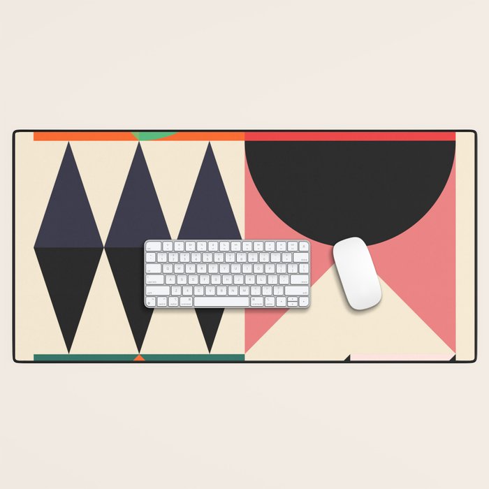 Geometric Shapes 219 Desk Mat Gallery Image 1