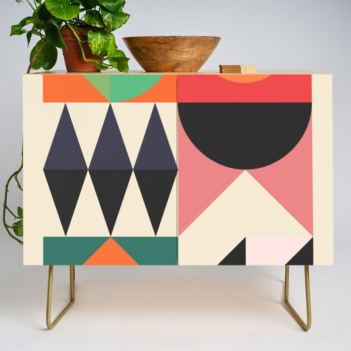 Geometric Shapes 219 Credenza Gallery Image 1