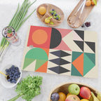 Geometric Shapes 219 Cutting Board Gallery Image 2