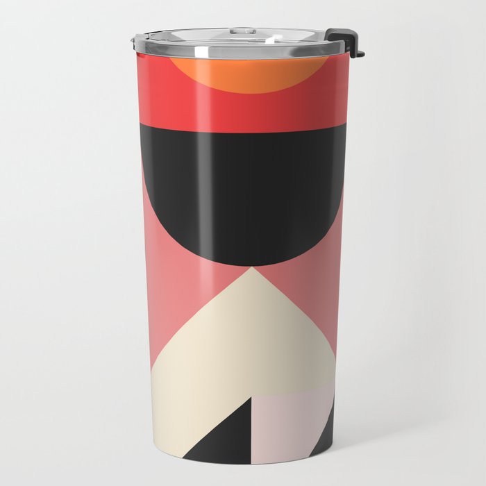 Geometric Shapes 219 Travel Mug Gallery Image 2