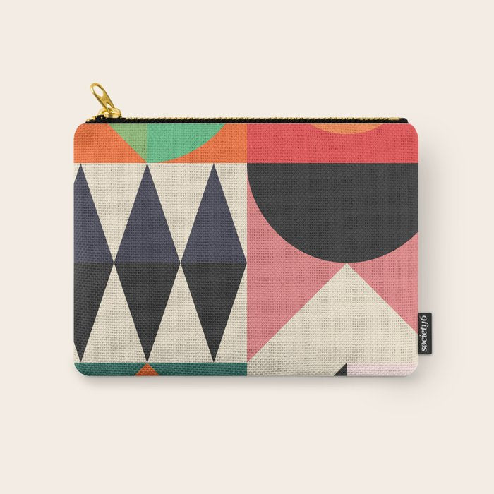 Geometric Shapes 219 Carry All Pouch Gallery Image 1