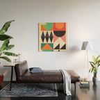 Geometric Shapes 219 Wood Wall Art Gallery Image 2
