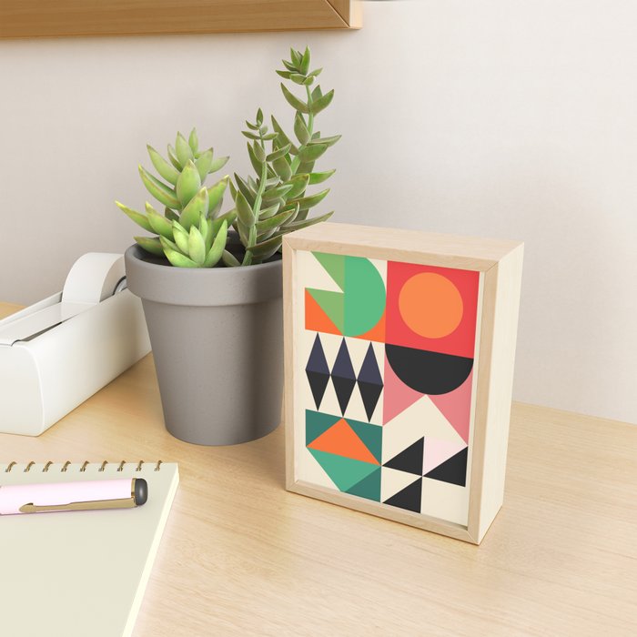 Geometric Shapes 219 Mini Art Print Gallery Image 2