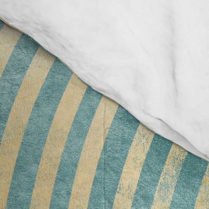 Art Deco Mint Green & Gold Pattern Comforter Gallery Image 4