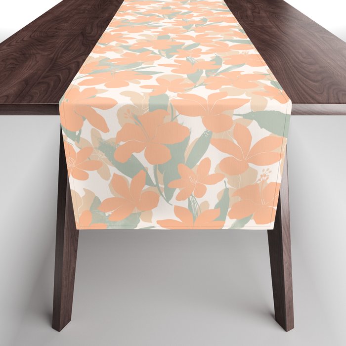Flowery tropical sweet PC Table Runner Gallery Image 1