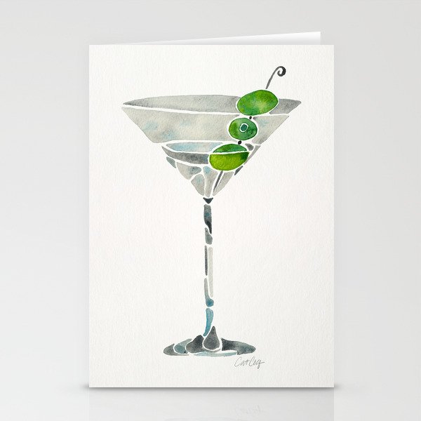 Dirty Martini Stationery Card Gallery Image 1