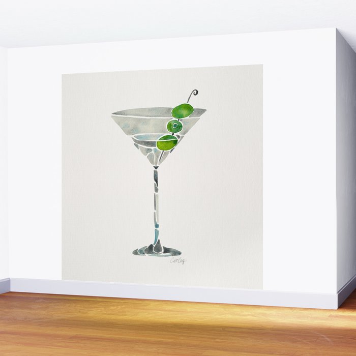 Dirty Martini Wall Mural Gallery Image 2