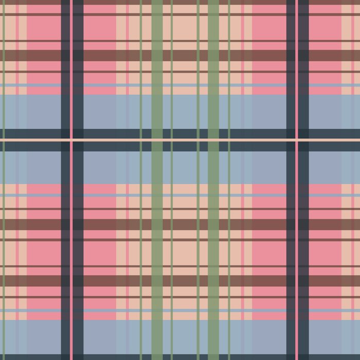 Pastel Tartan Delight Coffee Mug Gallery Image 2