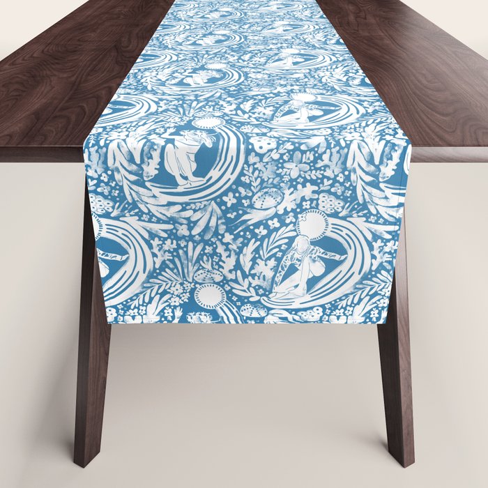 Oceanic Muses Dance Table Runner