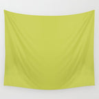 Chartreuse Solid Color Wall Tapestry Gallery Image 4