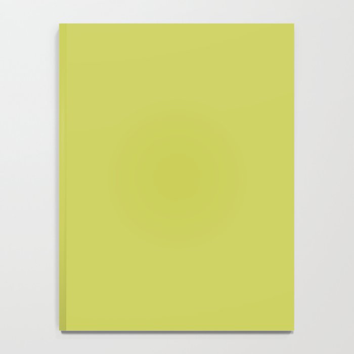Chartreuse Solid Color Notebook Gallery Image 4