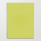 Chartreuse Solid Color Notebook Gallery Image 4