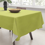 Chartreuse Solid Color Tablecloth Gallery Image 3
