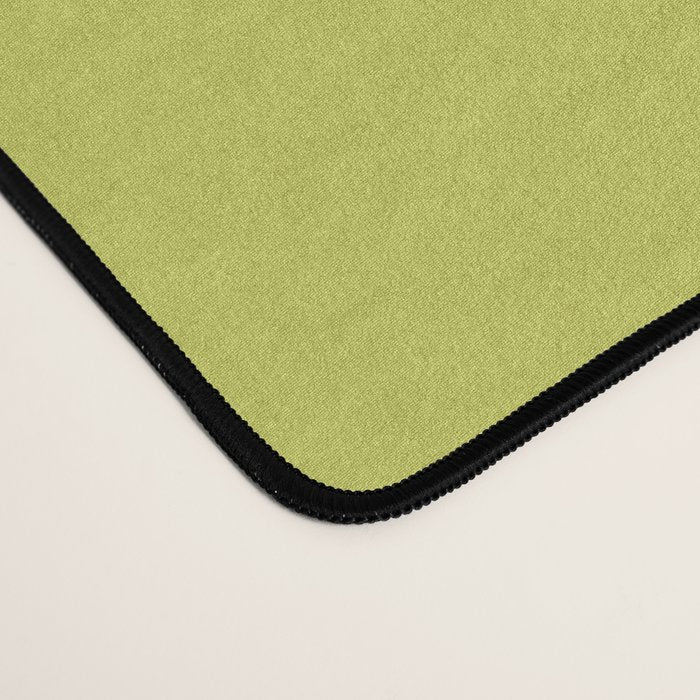 Chartreuse Solid Color Desk Mat Gallery Image 4