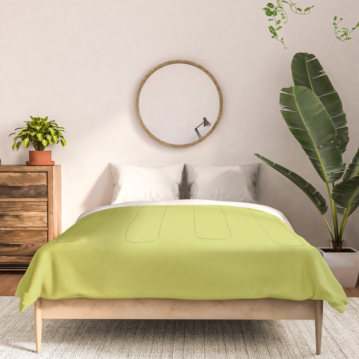 Chartreuse Solid Color Comforter Gallery Image 3