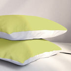 Chartreuse Solid Color Pillow Sham Gallery Image 3