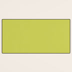 Chartreuse Solid Color Desk Mat Gallery Image 3